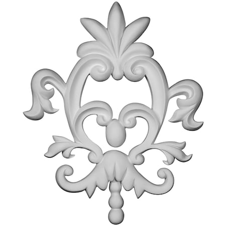 Ekena Millwork 19 1/2"W x 24 1/4"H x 2 1/8"P Deria Onlay ONL20X24X02DR